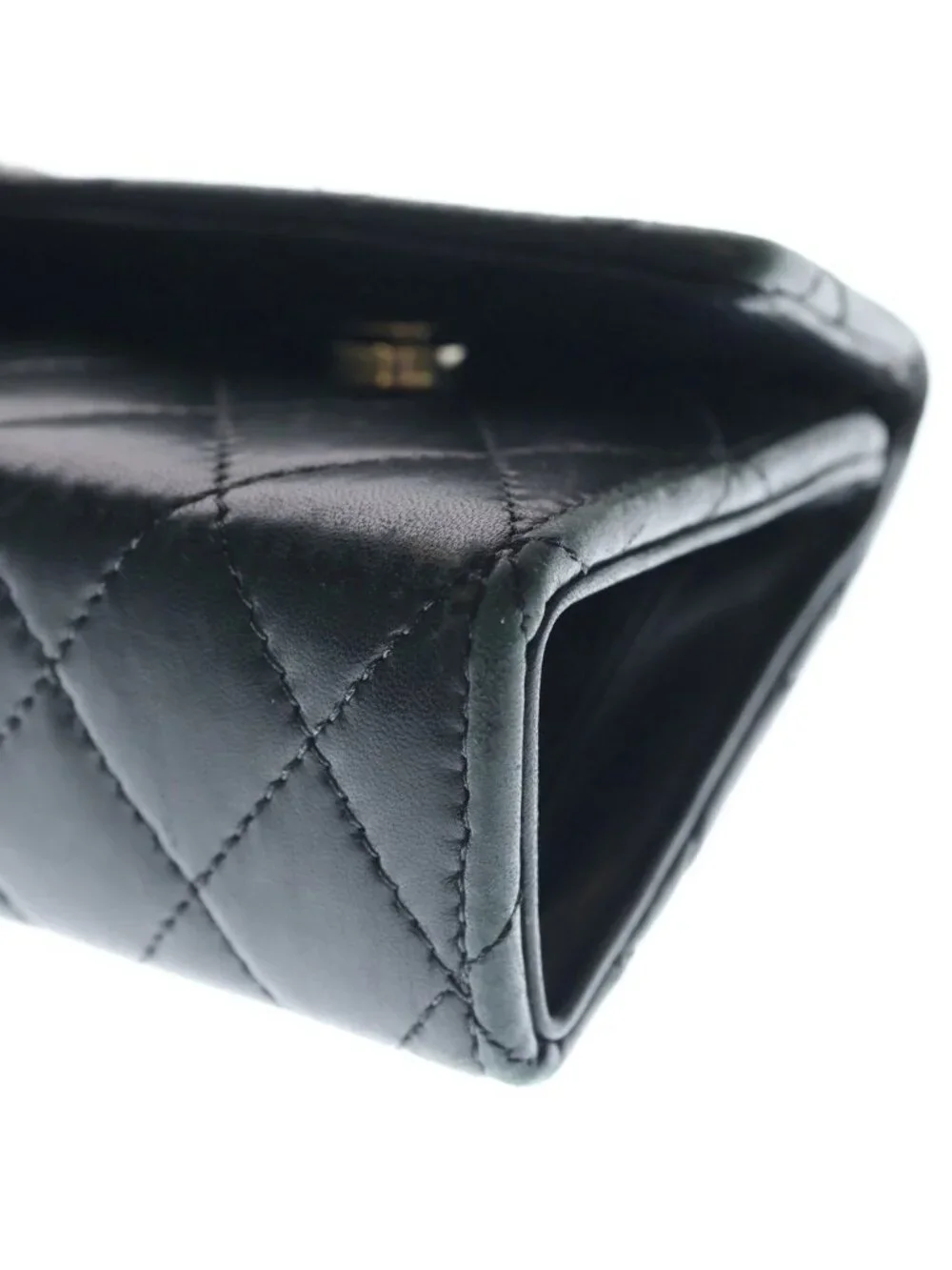 Chrome Hearts Dinner LG CH Cross Large CH Leather Clutch Black